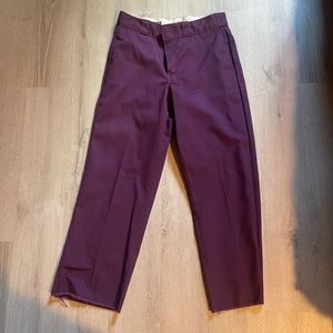purple mens Dickies pants 30x30